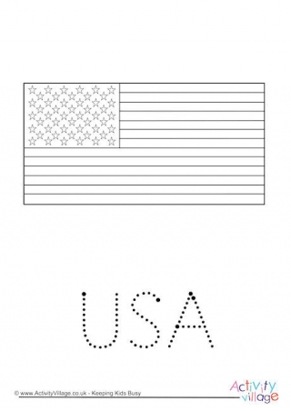 USA Word Tracing