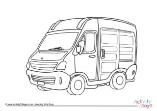 Transport Colouring Pages