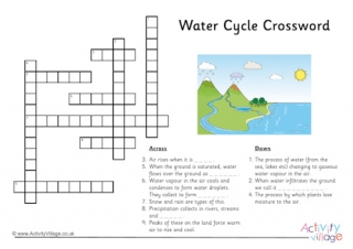 cycle water crossword crosswords