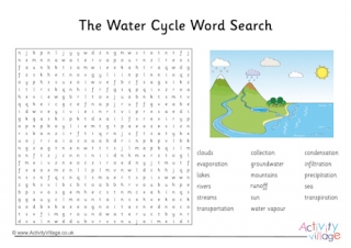 Water Cycle Word Search