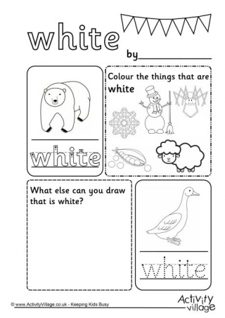 Colour Worksheets