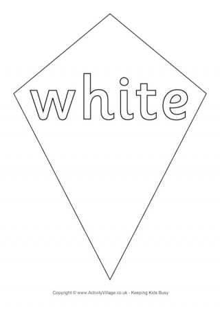 White Kite Poster