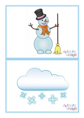 Winter Picture Flash Cards