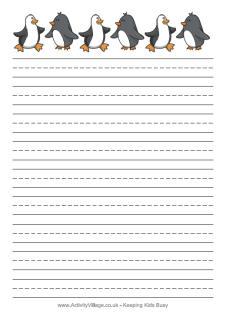 Printable Writing Paper and Stationery for Kids