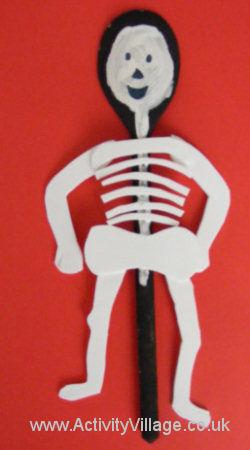 Skeleton Fuse Bead Pattern