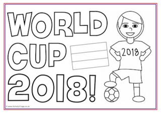 Download World Cup Colouring Pages