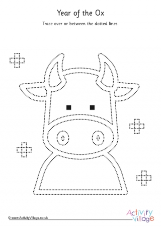 Download Year Of The Ox Colouring Page