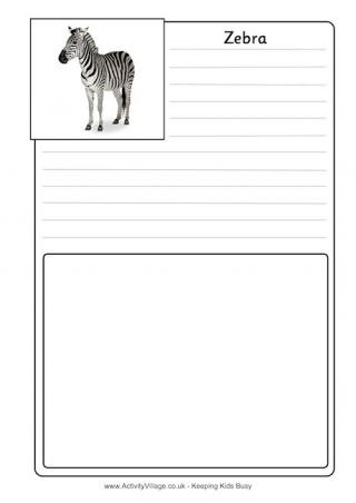 zebra worksheets