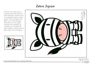 Zebra Jigsaw