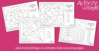 New Maths Facts Colouring Pages