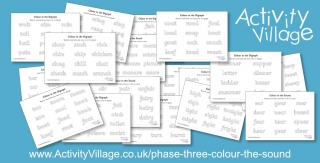 Phonics Phase Three Colour the Sound Pages