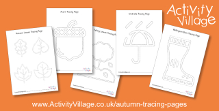 Topping Up Our Autumn Tracing Pages