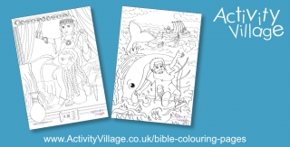 Topping Up Our Bible Colouring Pages