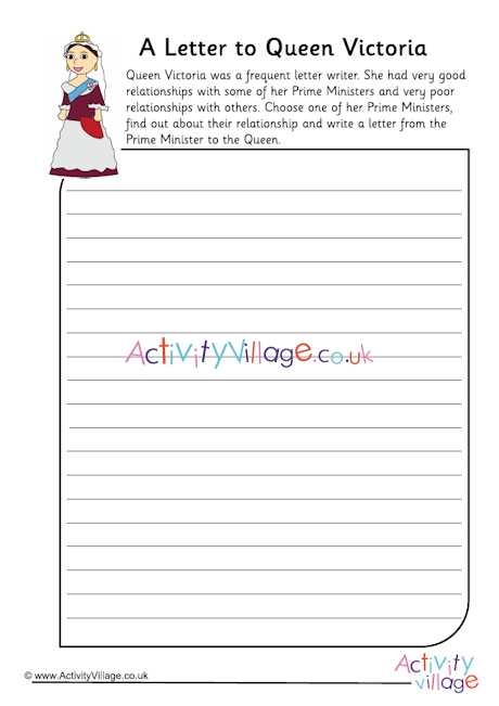 a-letter-to-queen-victoria-worksheet