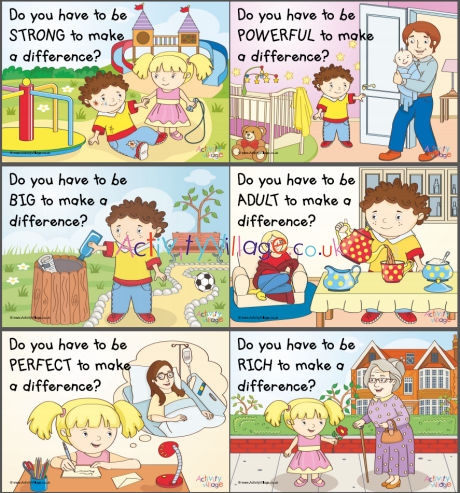 make a difference posters