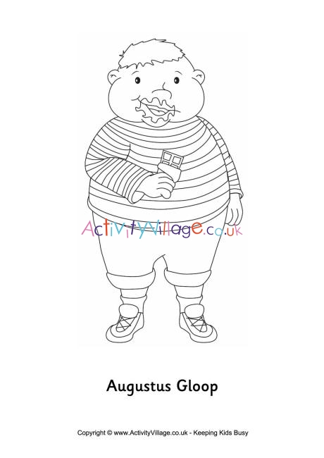 charlie and the chocolate factory coloring pages printable