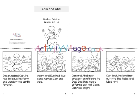 Cain and Abel Story booklet