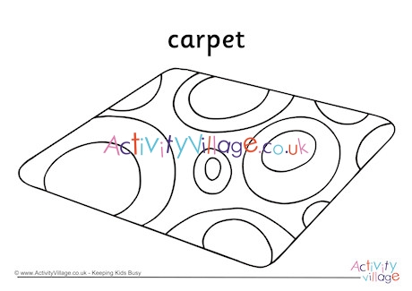 rug coloring page