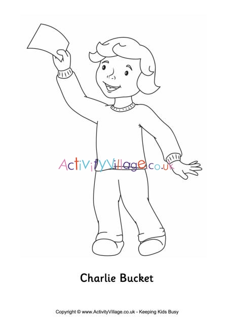 charlie and the chocolate factory coloring pages printable