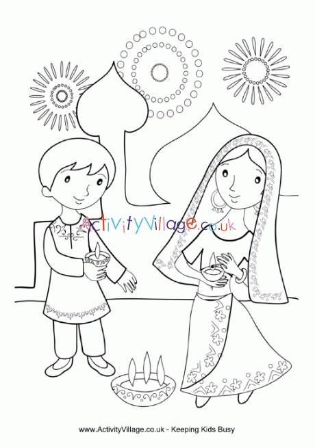 Image of Sketch Of Happy Diwali Stylish Diya Indian Festival Lamp Outline  Editable Vector Illustration-RS687228-Picxy