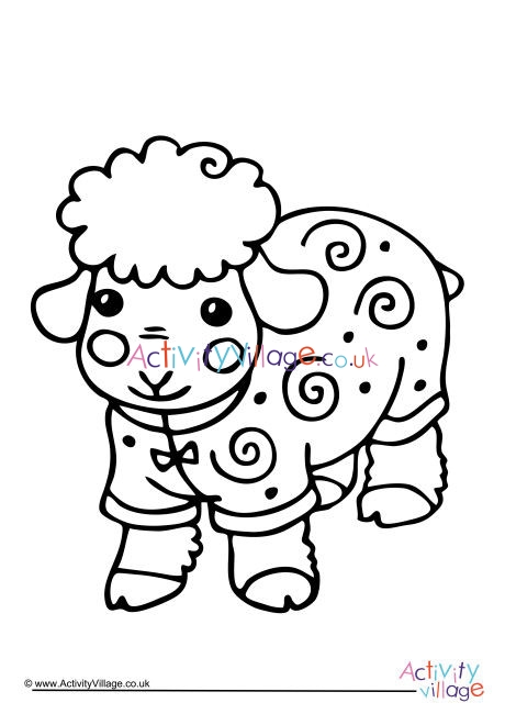 Baby Lamb Coloring Pages - Get Coloring Pages