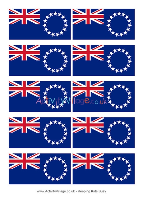 Cook Islands flag printable