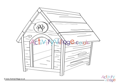 kennel coloring pages