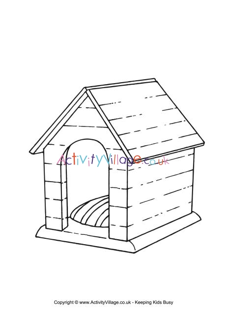 kennel coloring pages