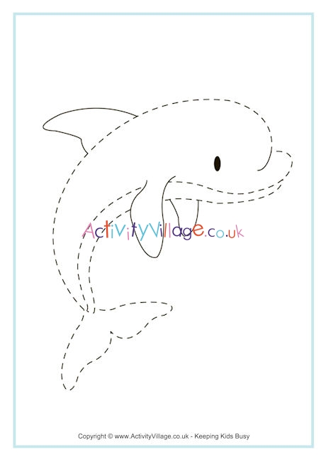 dolphin-tracing-picture