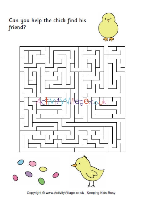 Easter maze 1