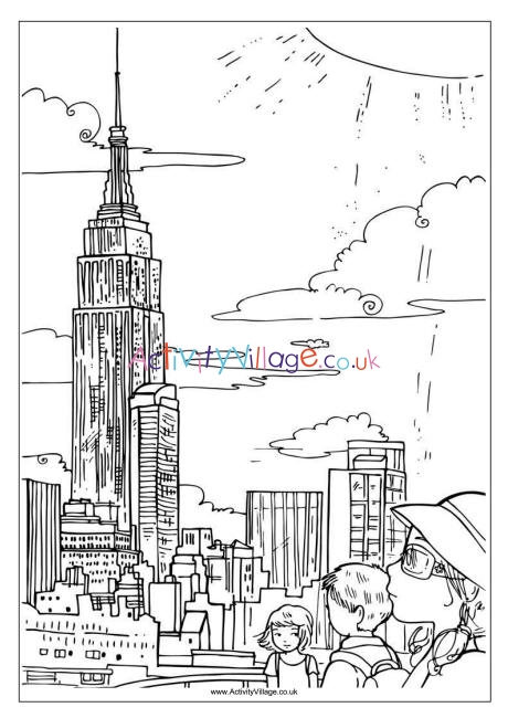 building coloring page