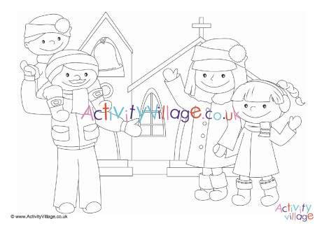 church family coloring pages