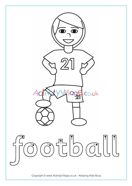 Football finger tracing