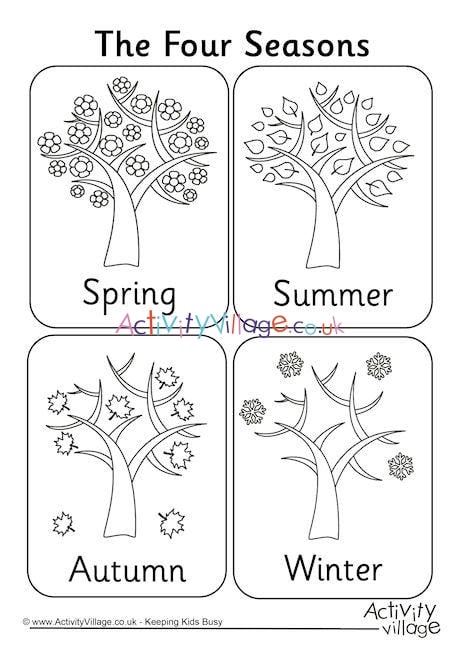 pictures of summer season for colouring