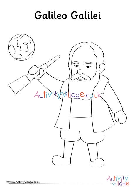 How To Draw Galileo Galilei || Astronomer - YouTube