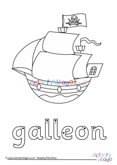 Galleon Finger Tracing