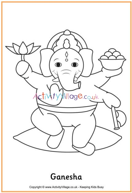 ganesha coloring pages