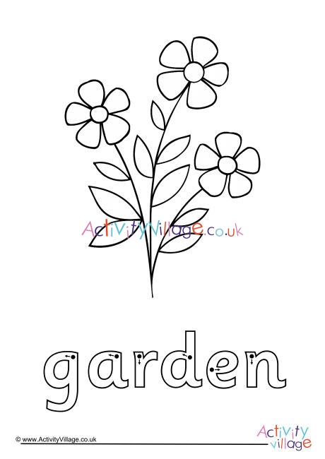 Garden Finger Tracing