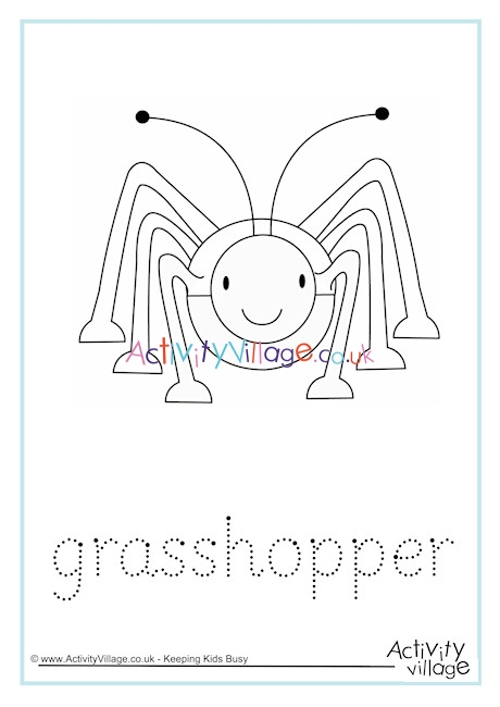 Grasshopper Word Tracing