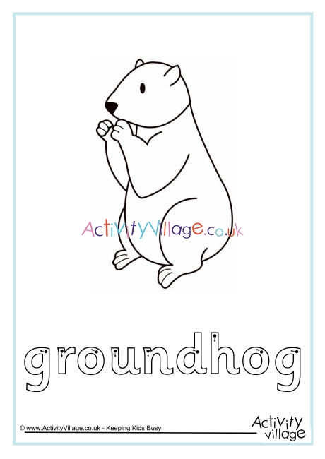 Groundhog Finger Tracing