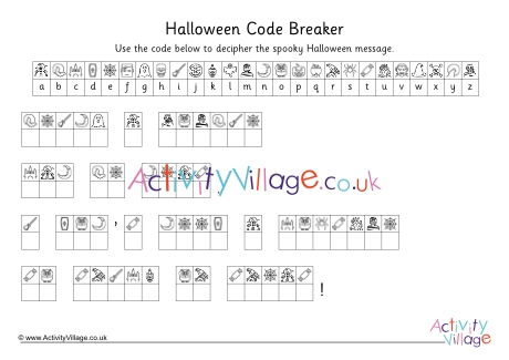 Printable Halloween Handout – A FREE Code!