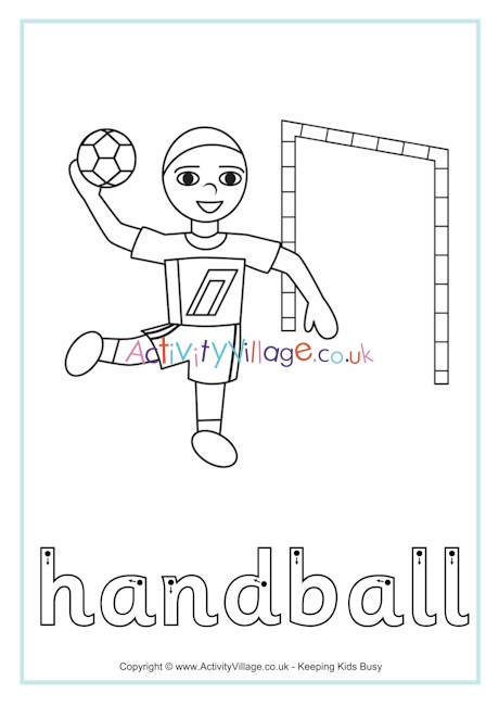 Handball finger tracing
