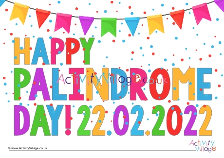 Happy Palindrome Day poster