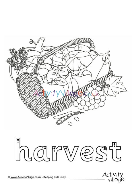 Harvest Finger Tracing