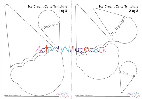 ice cream template