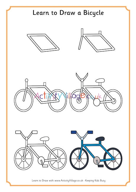 Easy Step-by-Step Guide to Drawing a Cute Bicycle