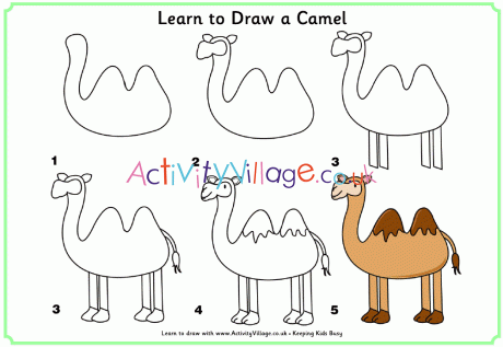 Camel easy drawing | Easy Drawing Ideas
