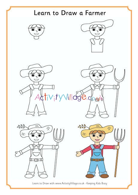 Farmer Sketch Vector Art, Icons, and Graphics for Free Download
