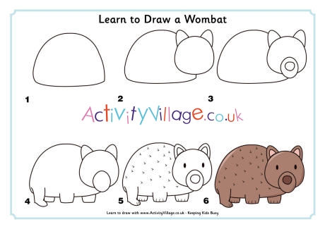 autocollant d'un wombat de dessin animé 10575481 Art vectoriel chez Vecteezy