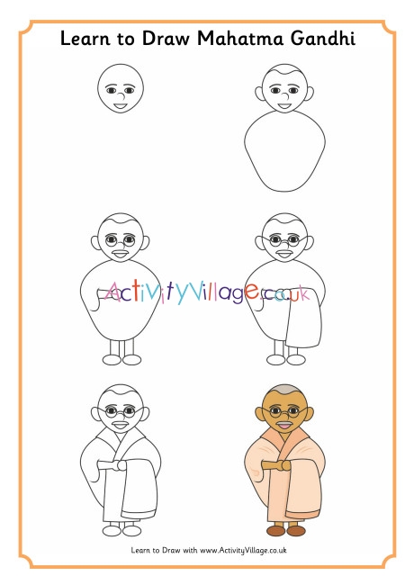 Buy Mahatma Gandhi Limited Edition Signed Numbered Original Sketch Online  in India - Etsy